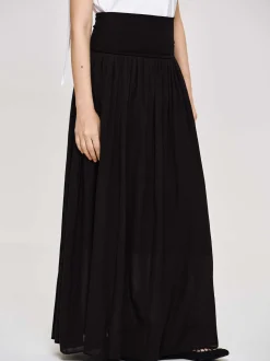 Frauen Source Unknown Kleidung<Ocelia Maxirock Mit Tiefer Taille, Schwarz