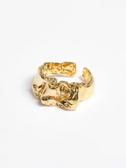Frauen Source Unknown Zubehör<Offener Siegelring, Gold