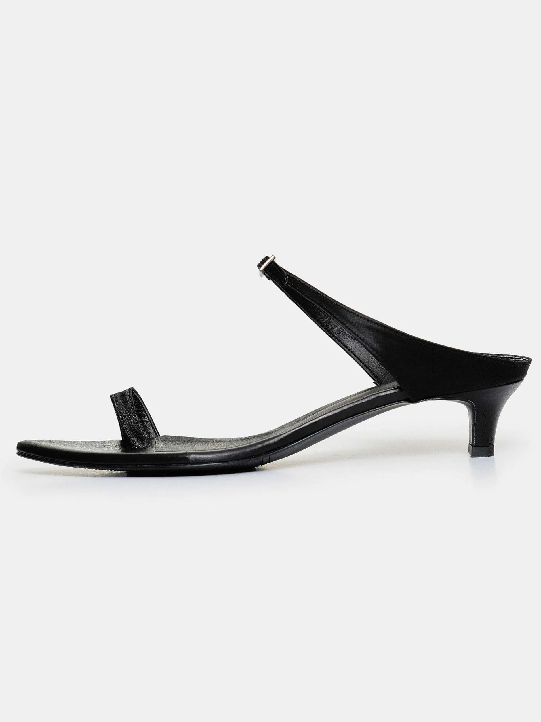 Frauen Source Unknown Schuhe & Taschen<Pisa Toe Ring Strass Pantoletten, Schwarz