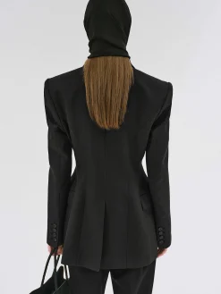 Frauen Source Unknown Kleidung<Poldo Sanduhr-Blazer, Schwarz