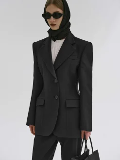 Frauen Source Unknown Kleidung<Poldo Sanduhr-Blazer, Schwarz