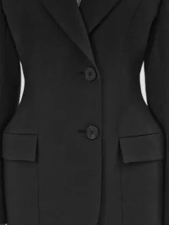 Frauen Source Unknown Oberbekleidung<Poldo Sanduhr-Blazer, Schwarz