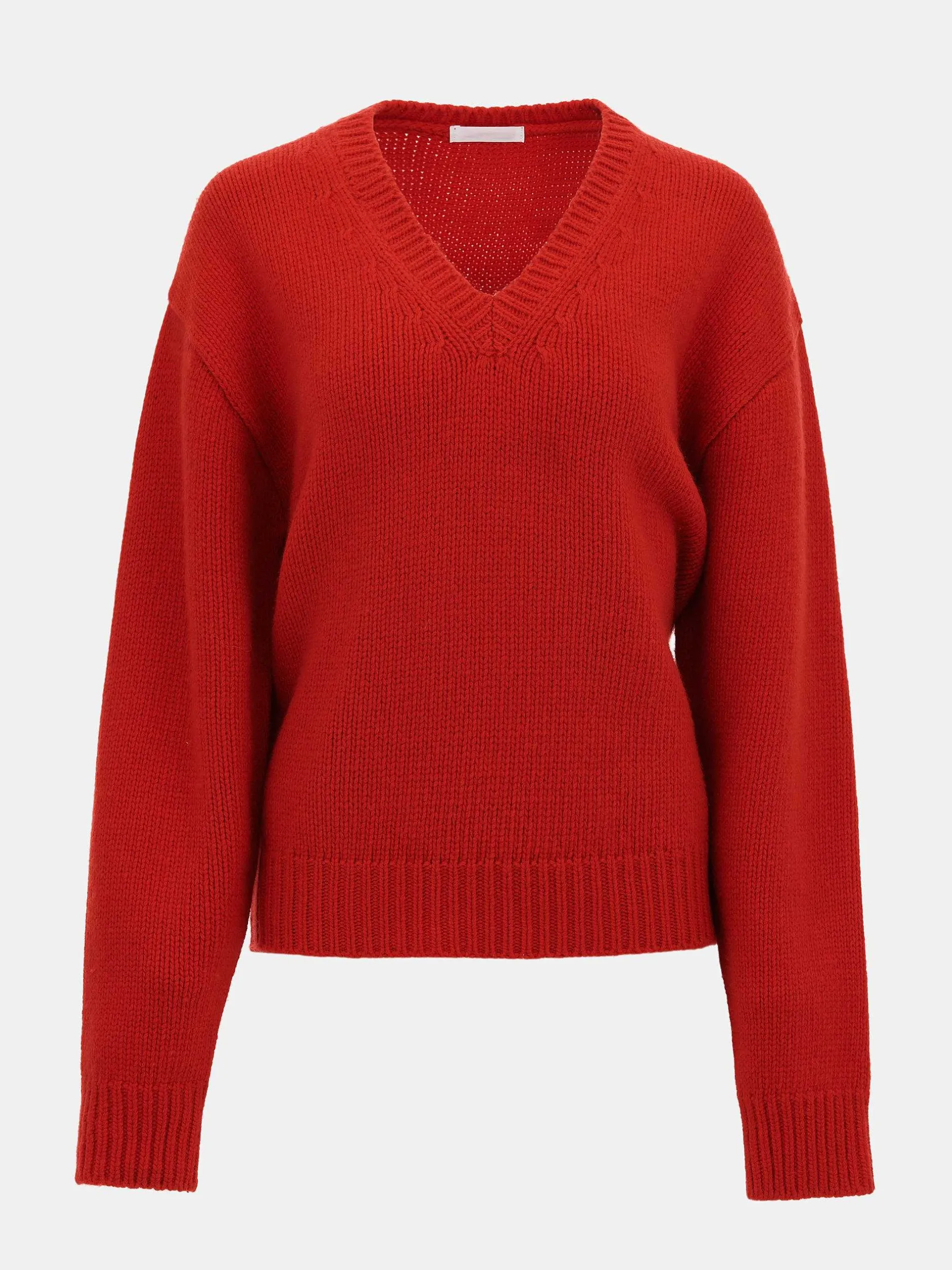 Frauen Source Unknown Kleidung<Pullover Aus Extrafeiner Wolle, Rot