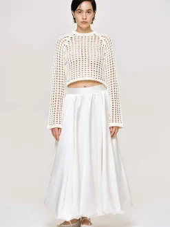 Frauen Source Unknown Kleidung<Reef Net Strickoberteil, Elfenbein
