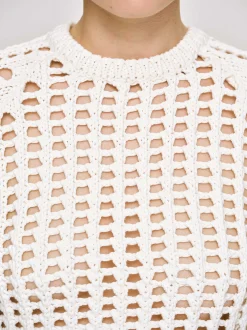 Frauen Source Unknown Kleidung<Reef Net Strickoberteil, Elfenbein