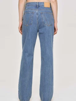 Frauen Source Unknown Kleidung<Relaxed Straight Jeans, Mittlere Waschung