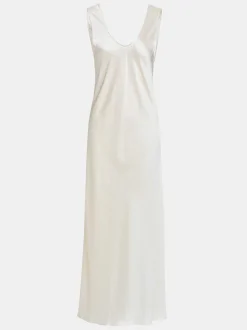 Frauen Source Unknown Zubehör<Satin-Maxikleid, Perle