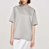 Frauen Source Unknown Zubehör<Satin-T-Shirt, Silber