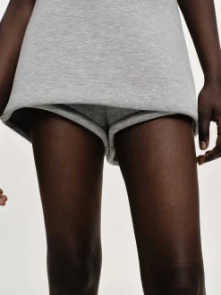 Frauen Source Unknown Kleidung<Segura Sweat Mini Skorts, Gainsboro Melange