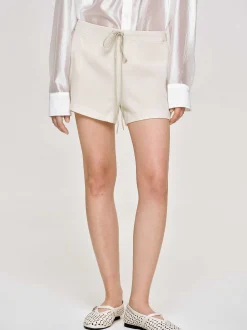Frauen Source Unknown Unterteile<Shorts Mit Kordelzug, Alabaster