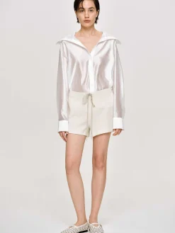 Frauen Source Unknown Kleidung<Shorts Mit Kordelzug, Alabaster