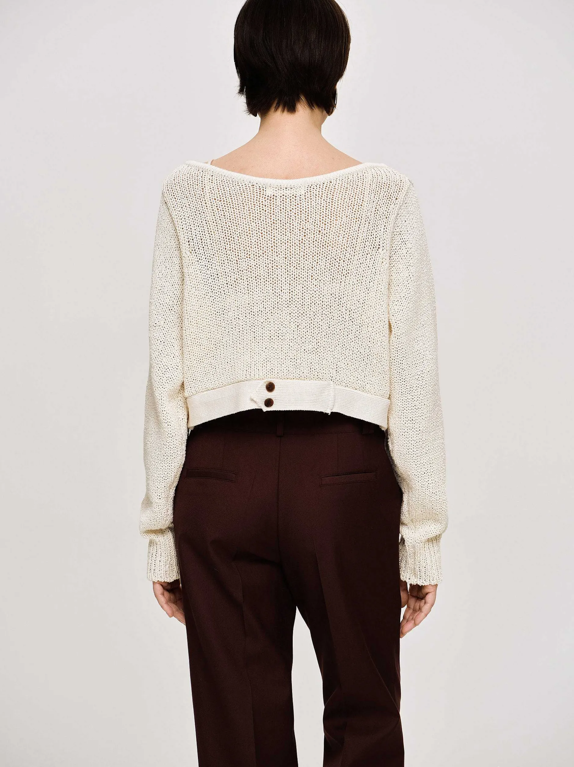 Frauen Source Unknown Strickwaren<Strickpullover Mit U-Ausschnitt, Mandel
