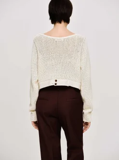Frauen Source Unknown Kleidung<Strickpullover Mit U-Ausschnitt, Mandel