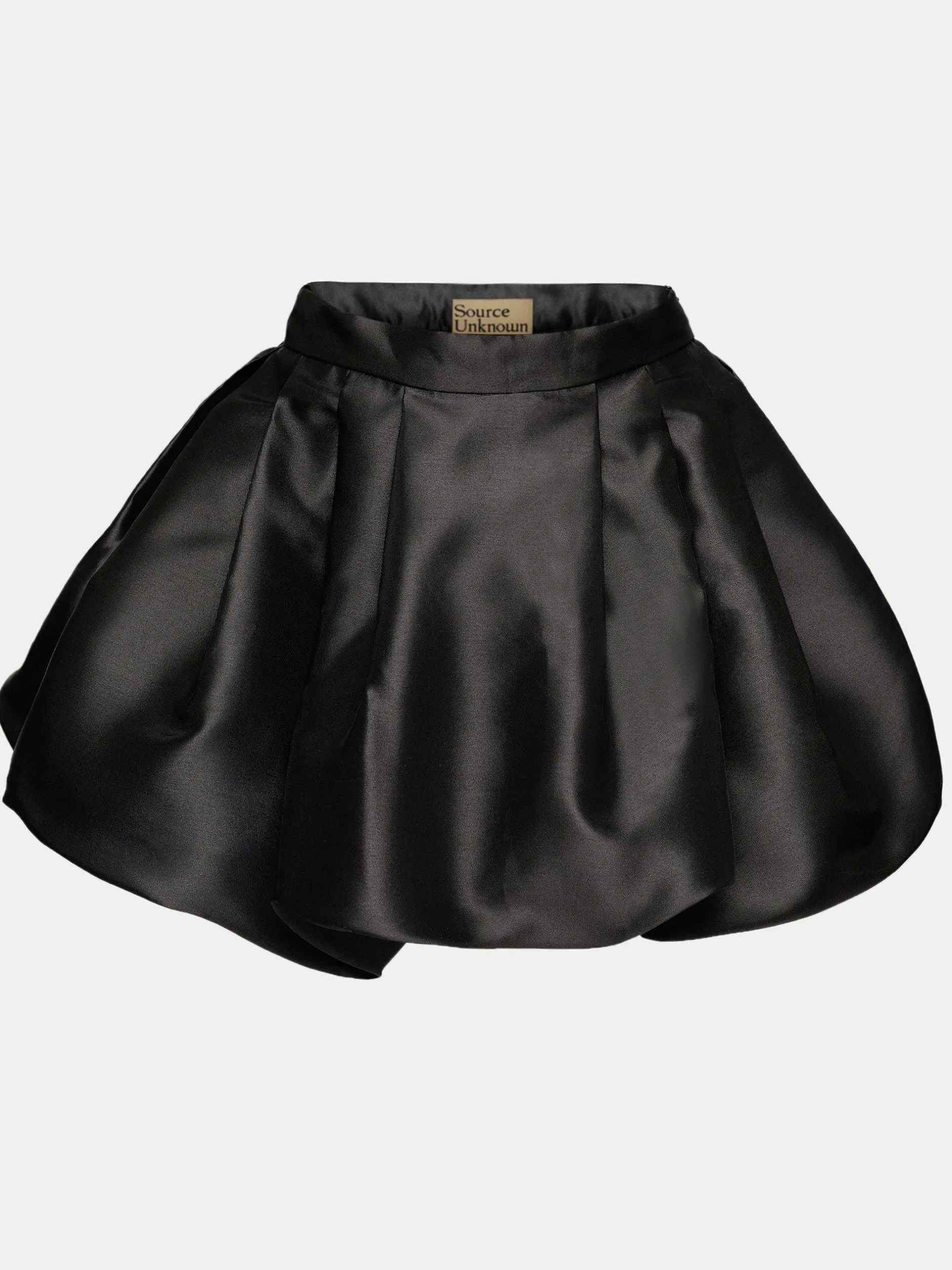 Frauen Source Unknown Kleidung<Suki Bubble Hem Minirock, Schwarz
