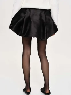 Frauen Source Unknown Kleidung<Suki Bubble Hem Minirock, Schwarz
