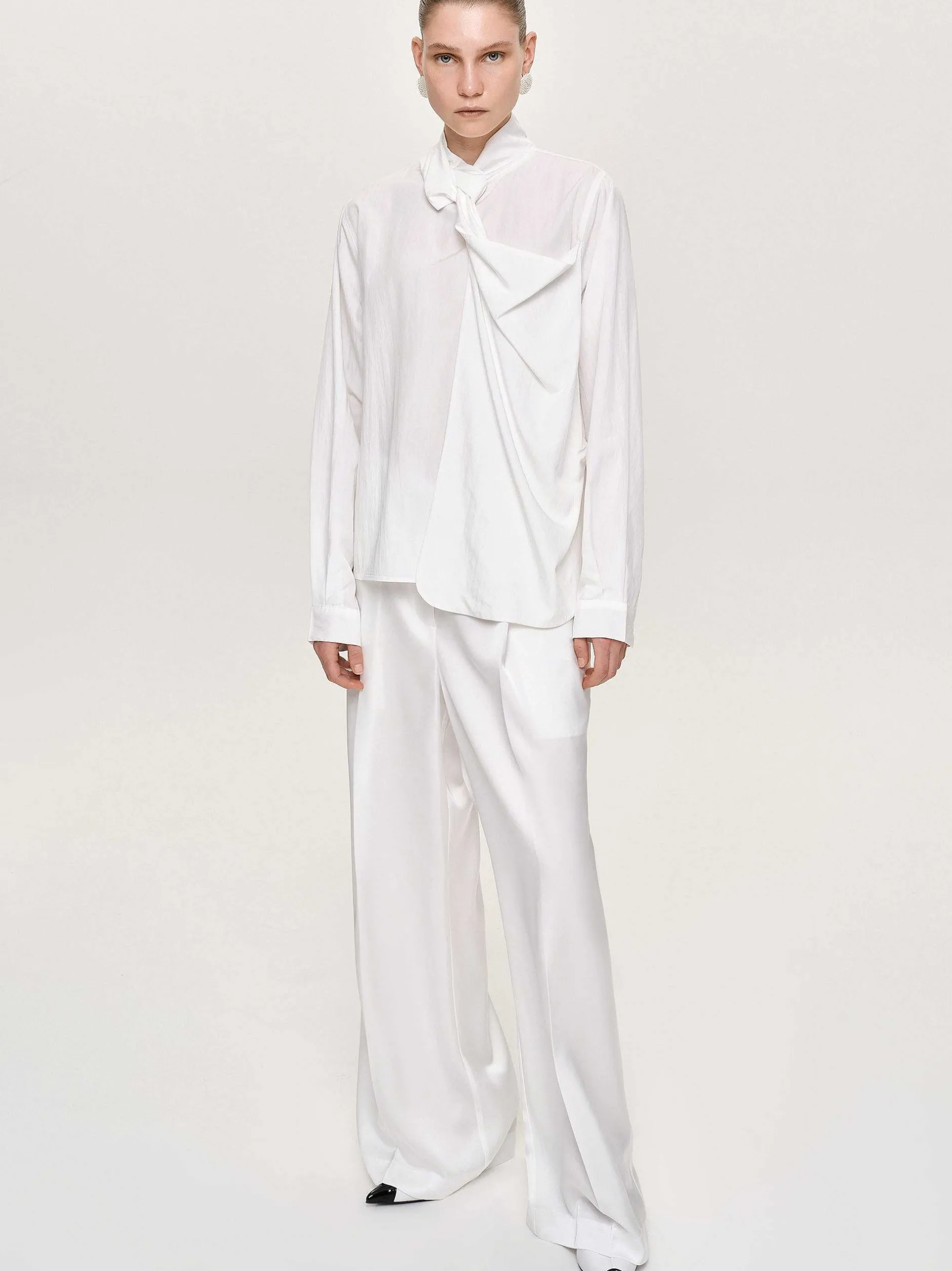 Frauen Source Unknown Kleidung<Taiamo Fluid-Satin-Hose, Weis