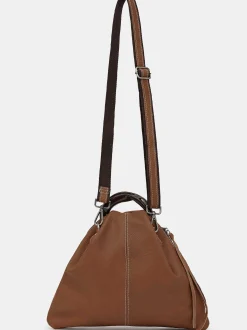Frauen Source Unknown Kleidung<Triangel-Tasche Aus Kalbsleder, Brunett