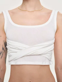 Frauen Source Unknown Kleidung<Twist-Tanktop, Weis