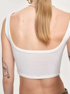 Frauen Source Unknown Kleidung<Twist-Tanktop, Weis