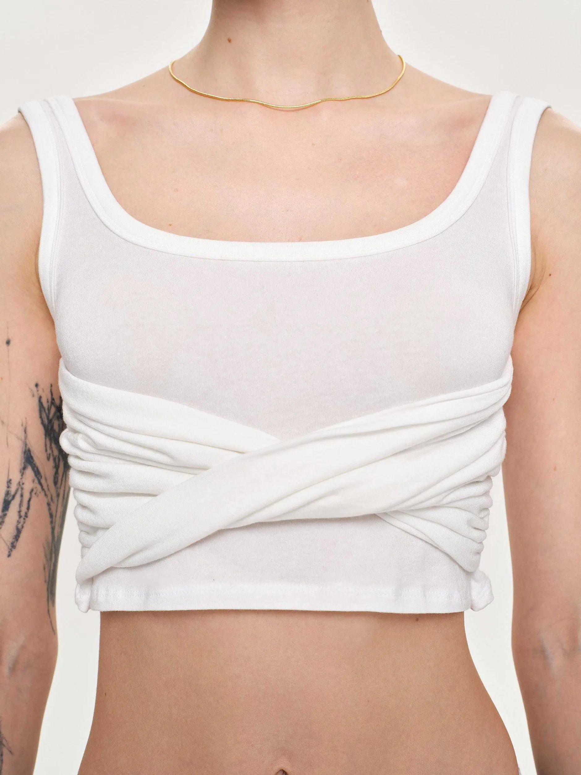 Frauen Source Unknown Oberteile<Twist-Tanktop, Weis
