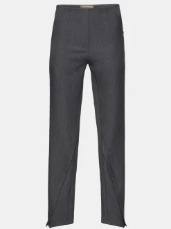 Frauen Source Unknown Unterteile<Tyia Schragschnitt-Slim-Hose, Dunkle Anthrazit