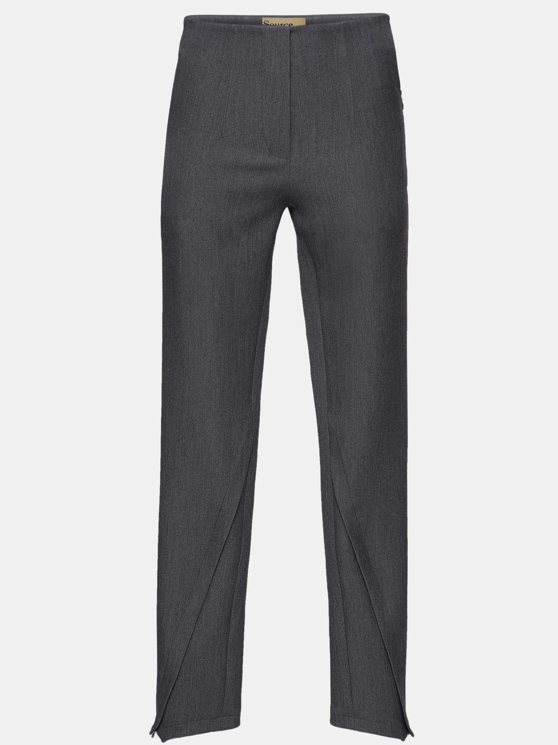 Frauen Source Unknown Kleidung<Tyia Schragschnitt-Slim-Hose, Dunkle Anthrazit