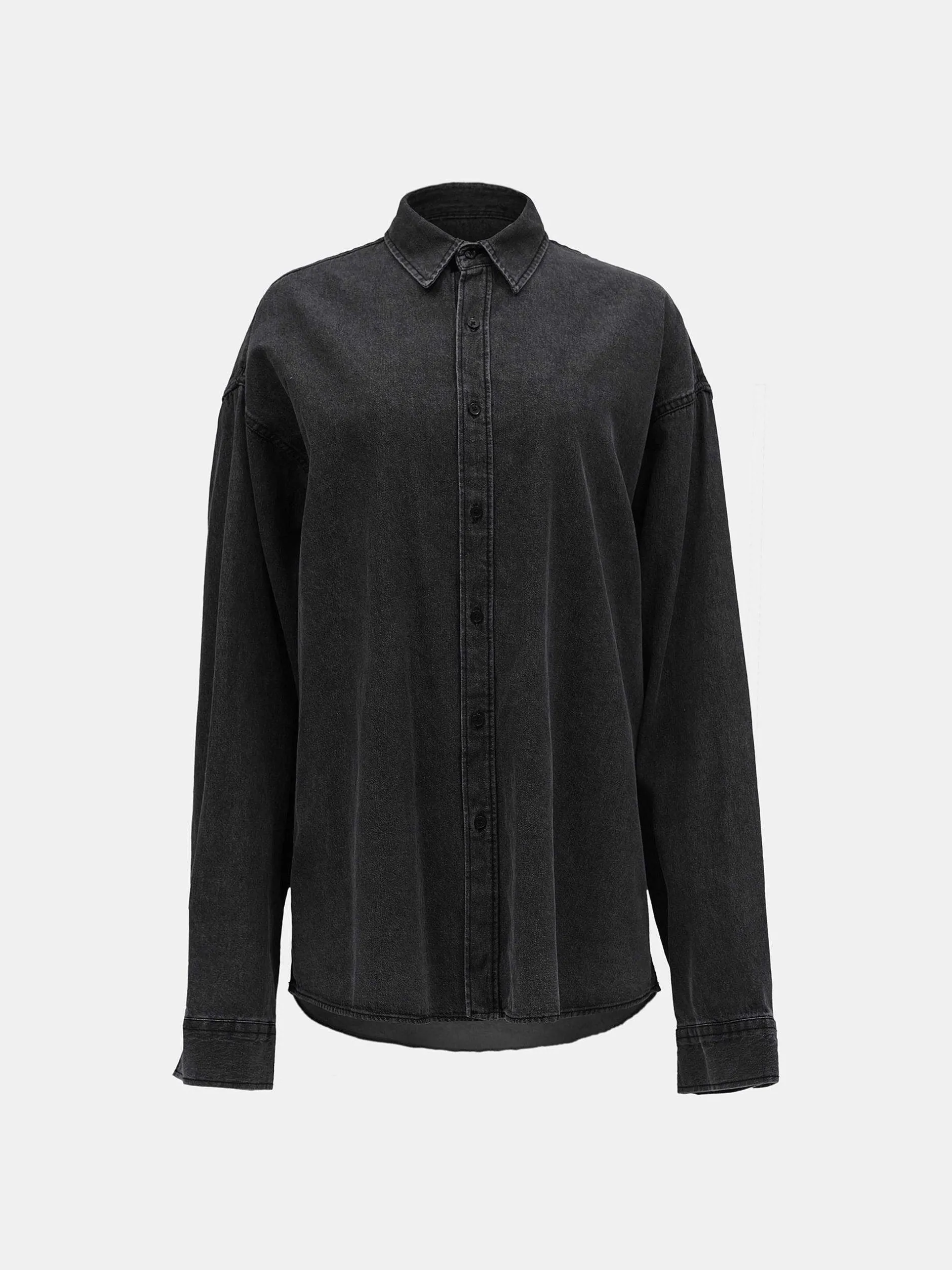 Frauen Source Unknown Zubehör<Unisex-Jeanshemd, Schwarz Gewaschen
