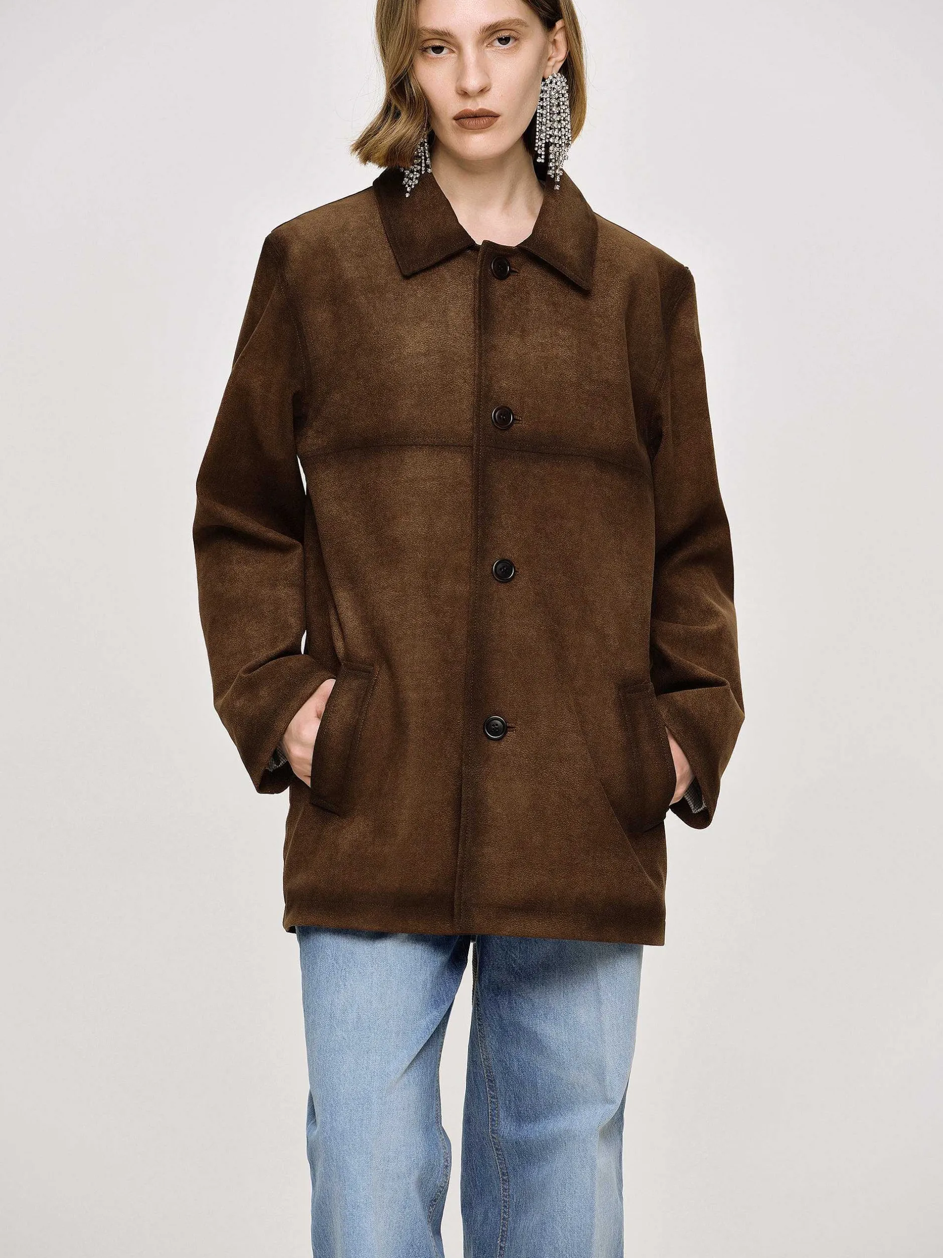 Frauen Source Unknown Zubehör<Verblasste Schwammjacke, Kobicha