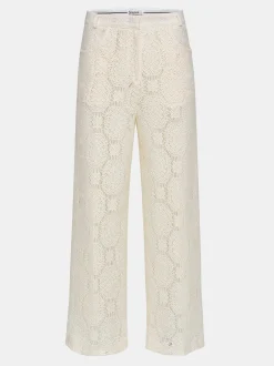 Frauen Source Unknown Unterteile<Weite Hakelhose Sevilla, Ecru