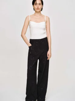 Frauen Source Unknown Unterteile<Weite Hakelhose Sevilla, Schwarz