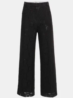 Frauen Source Unknown Unterteile<Weite Hakelhose Sevilla, Schwarz