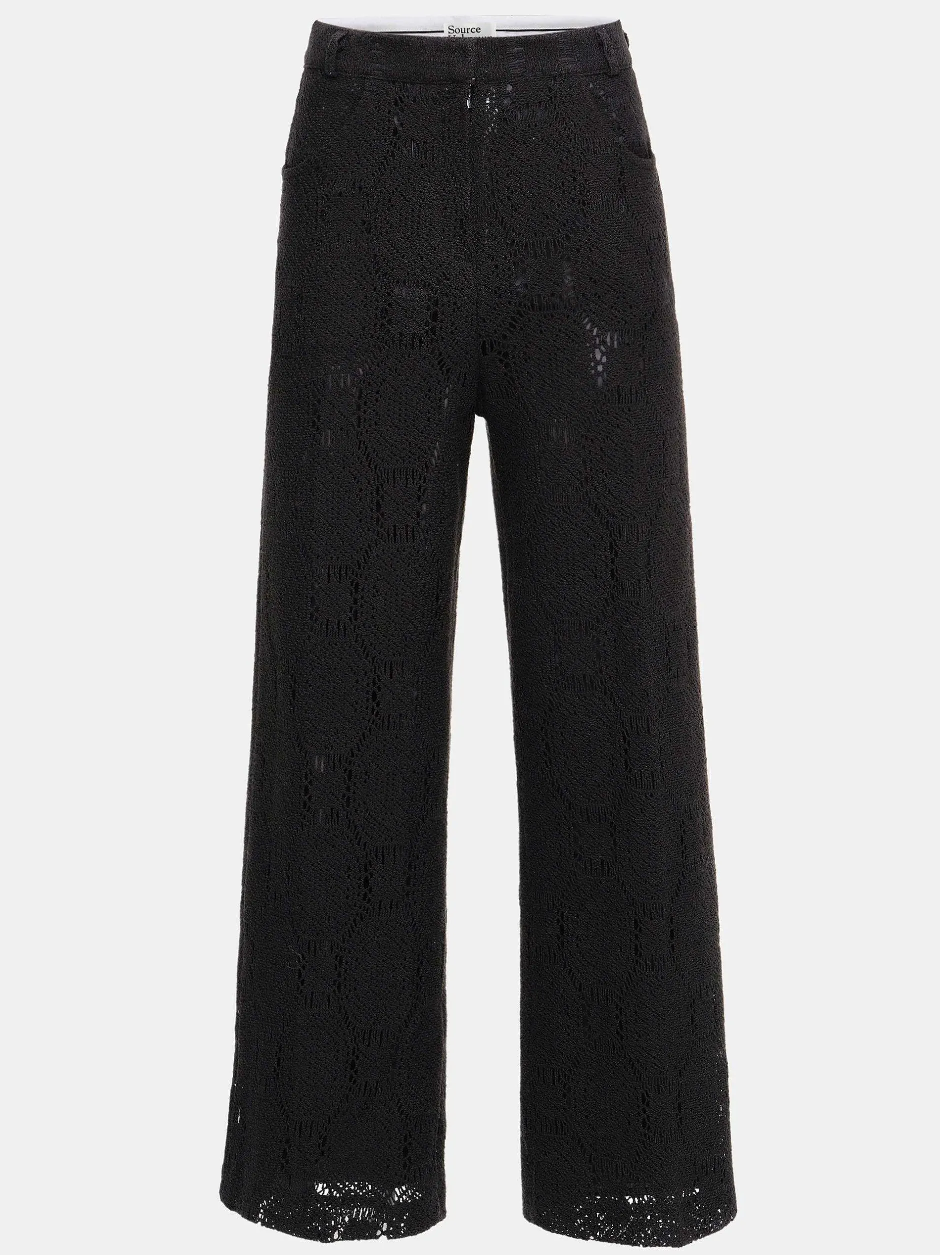 Frauen Source Unknown Unterteile<Weite Hakelhose Sevilla, Schwarz