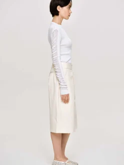 Frauen Source Unknown Kleidung<Wickelshorts Aus Baumwolle, Mandel