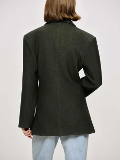 Frauen Source Unknown Kleidung<Zweireihiger Blazer Mit Taillenbund Von Nangy,