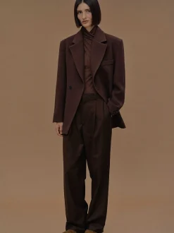 Frauen Source Unknown Oberbekleidung<Zweireihiger Blazer Mit Taillenbund Von Nangy,